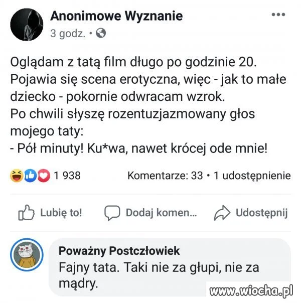 Fajny tata.
