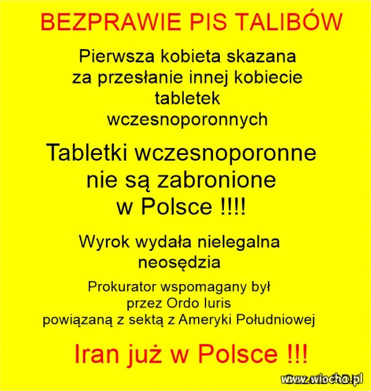 Pierwsza kobieta skazana za przesłanie