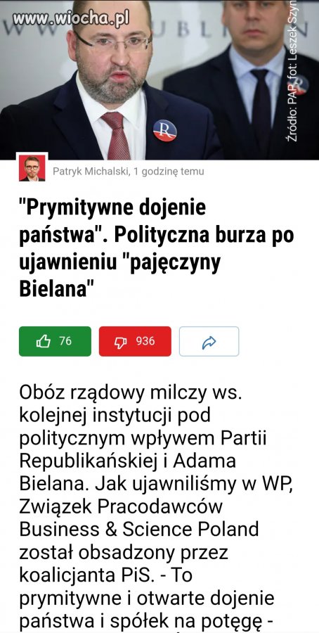 I kolejny przewał. 