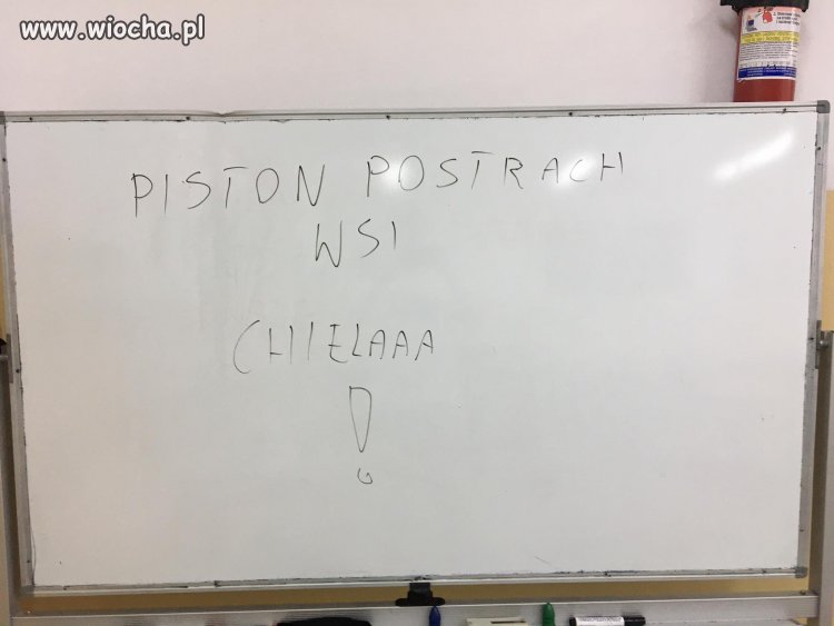 Piston postrach wsi