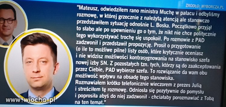 Panie Dworczyk, kiedy pan opowie...