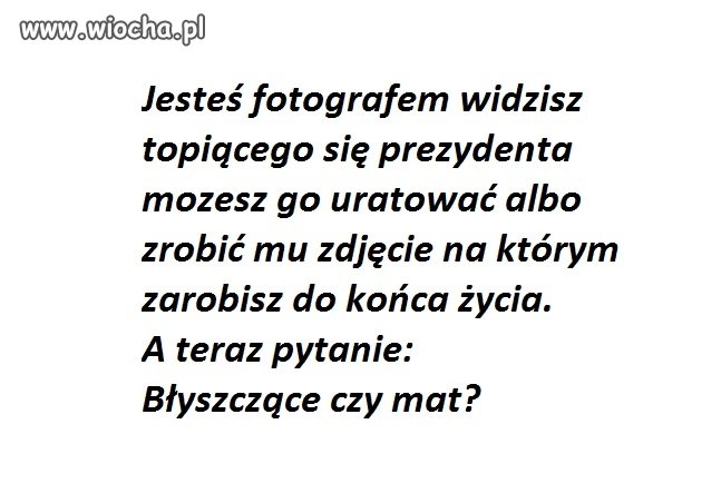 Błyszczące czy mat?