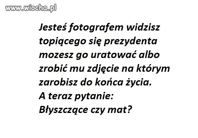 Błyszczące czy mat?