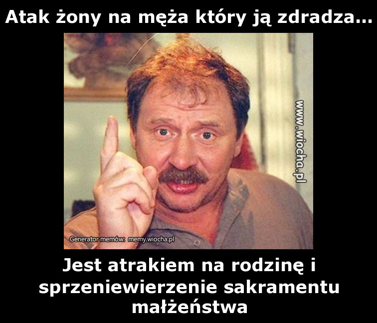 Atak żony na męża który ją zdradza...