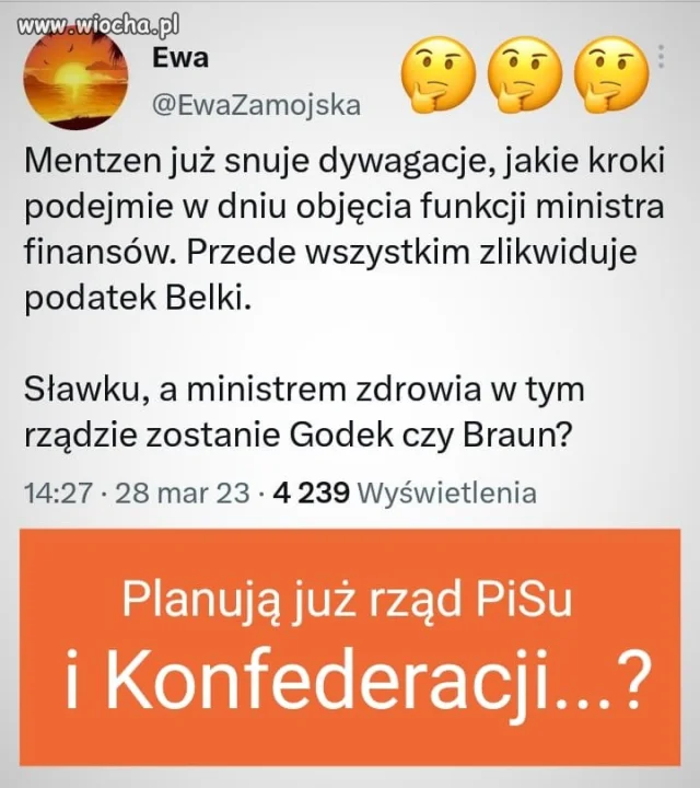 Godek na min. zdrowia, a Braun na min. spraw 
