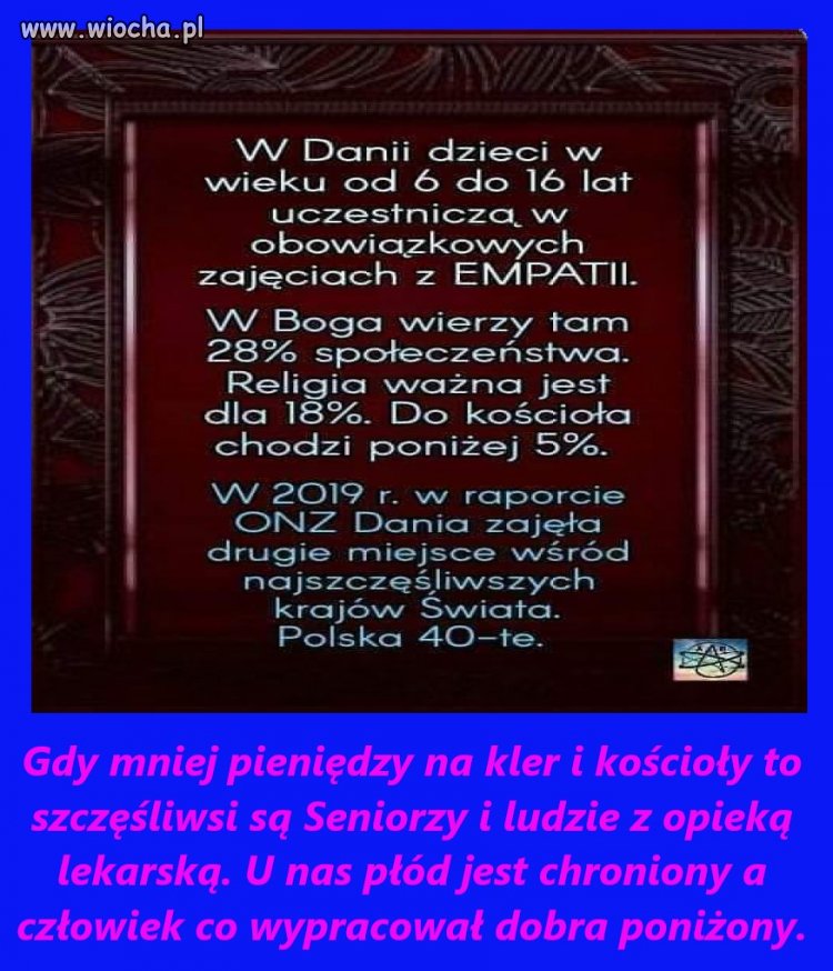 Religia dla ludzi wierzących jest ważne ale rozumu nie zastąpi