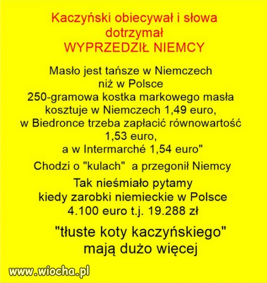 Niemcy zazdroszczą Polsce...wszystkiego.