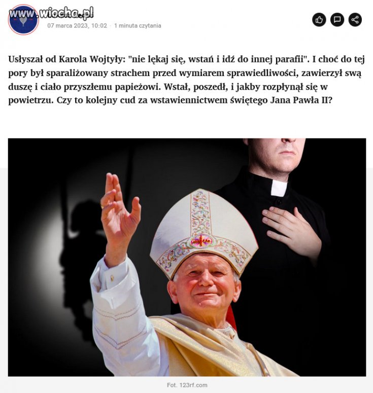 Nowy cud Jana Pawła II. Sprawił, że ksiądz pedofil zniknął