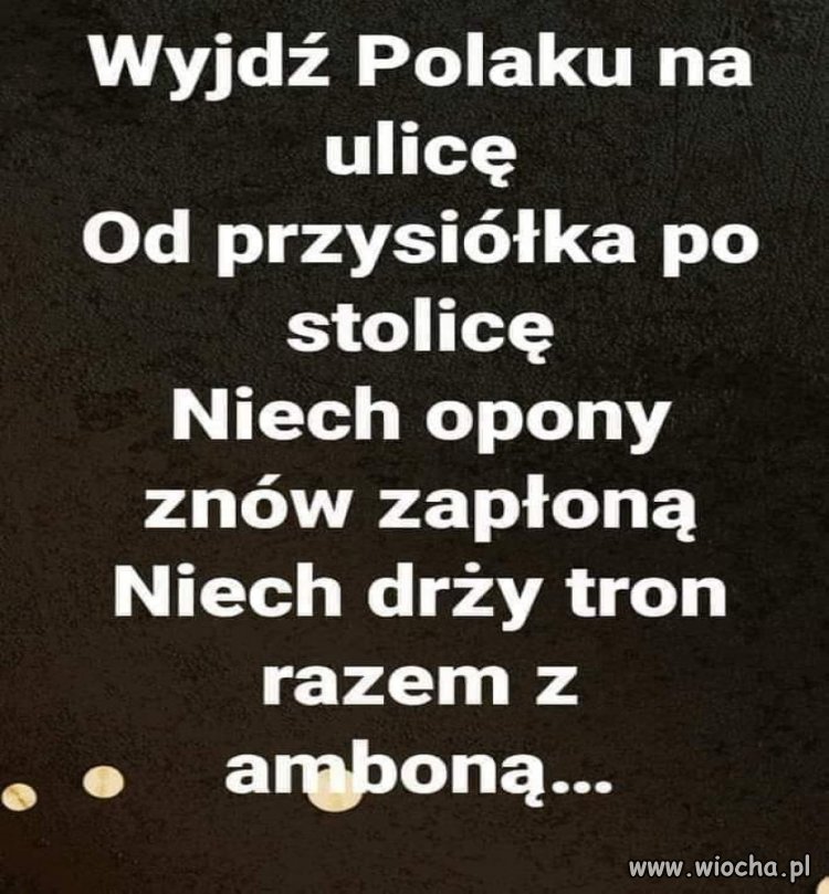 Tron może i zadrży, ale ambona przenigdy. 