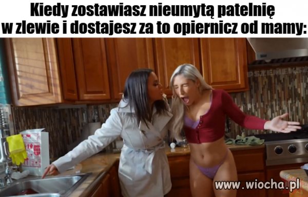 Brudna patelnia.
