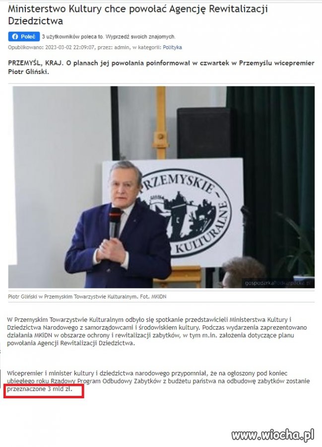 A teraz ZABYTEK+, do wyprowadzenia jest 3mld zł