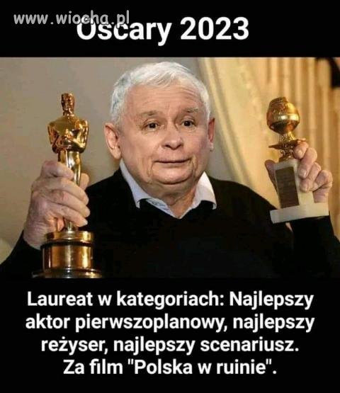 Oscary rozdane.