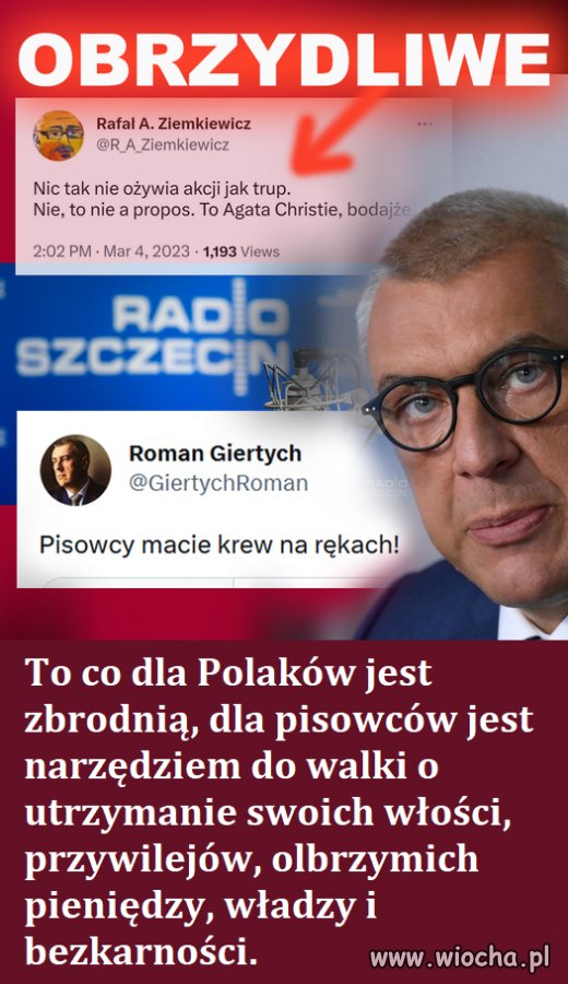 Ziemkiewicz ty zwyrolu pier...