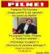 Najpierw szukała ''paragrafu'' na protestujących w sejmie rodziców niepełnosprawnych dzieci, 