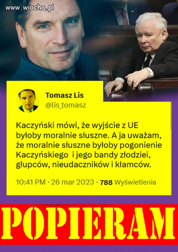 Tomek jak zawsze celnie