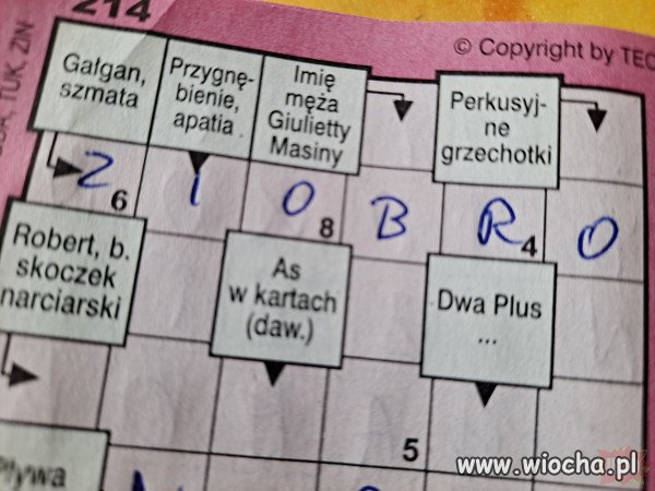 Krzyżówki.