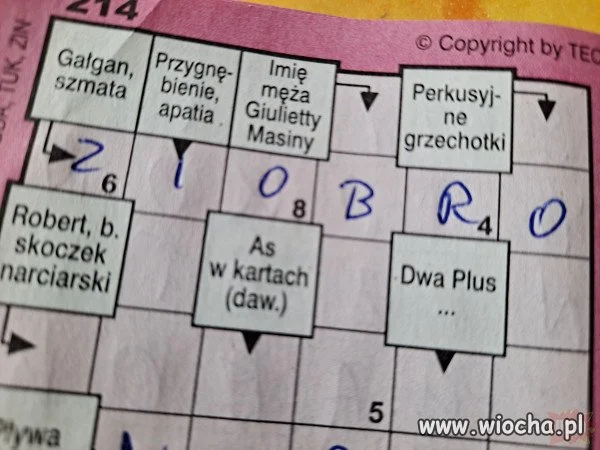 Krzyżówki.
