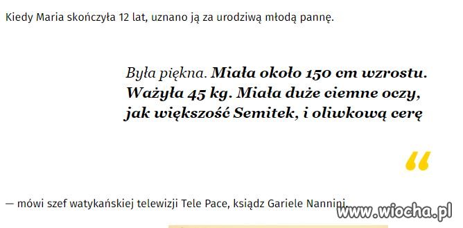 Urodziła gdy miała lat
