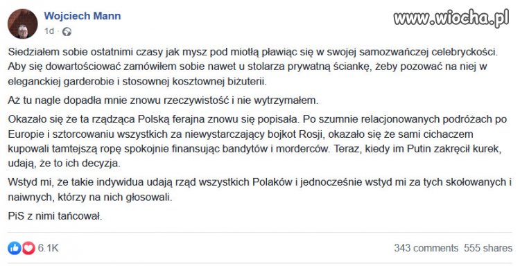Hipokryzja i podłość PiSu w pełnej krasie...