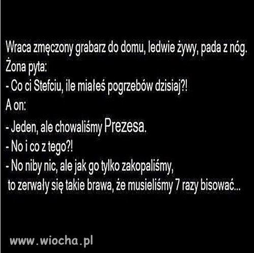 Nie każdy pogrzeb musi być smutny!
