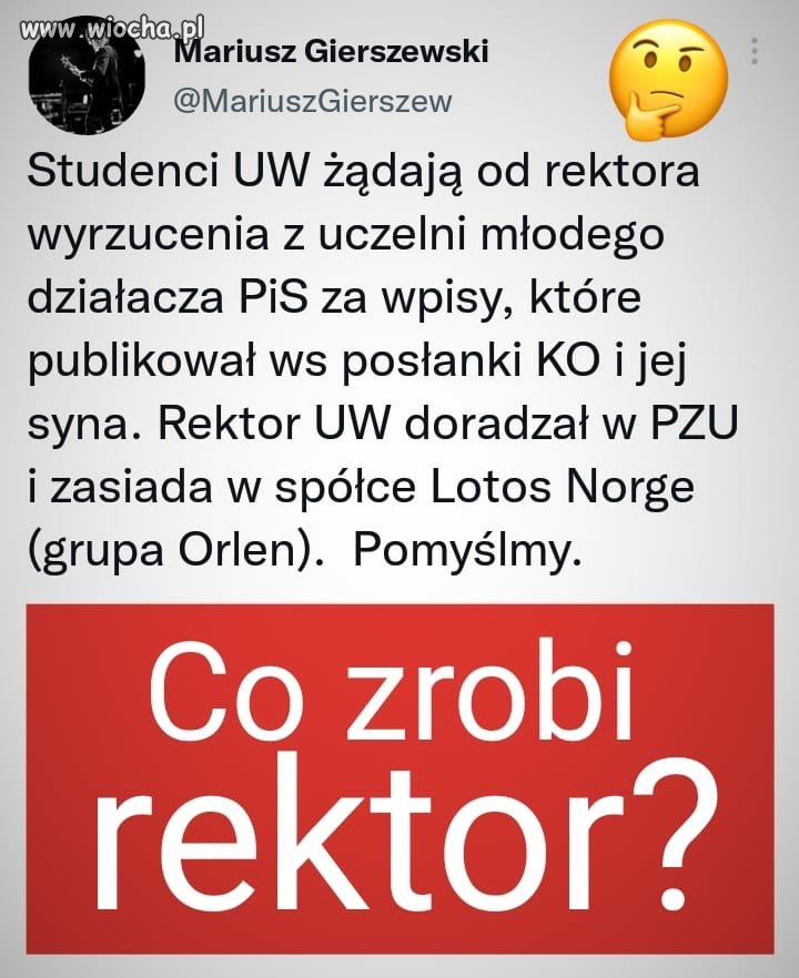 W najgorszym wypadku przeniosą gówniaka do Rydzyka do Torunia