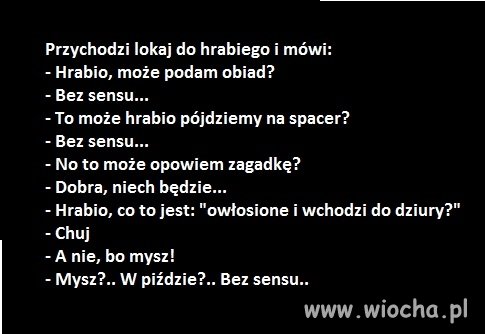 Bez sensu.