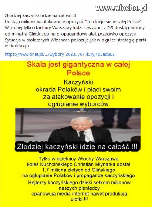 Ostatni bój, strach i determinacja hołoty PiSu...