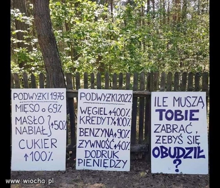 Każdy ma świadomość drastycznej inflacji. 