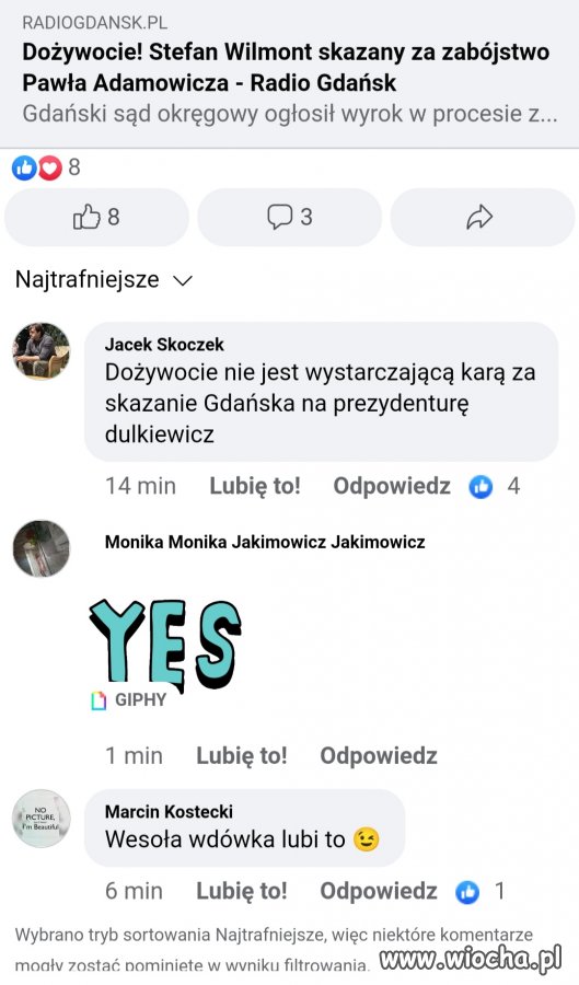Śmiechy z morderstwa.