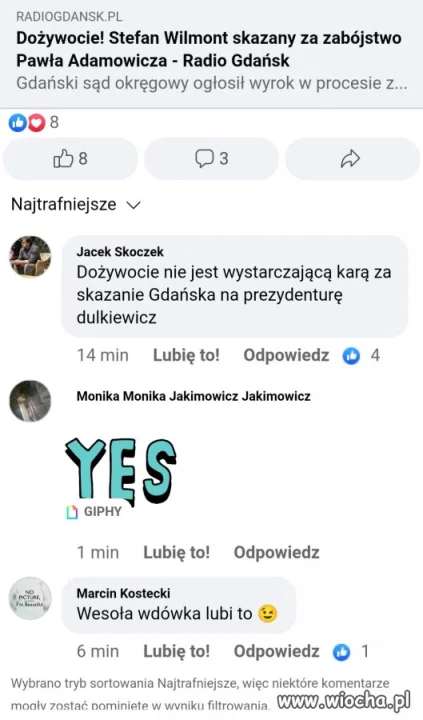 Śmiechy z morderstwa.