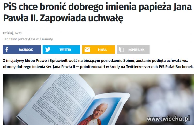 Pis dał miliony rydzykowi na muzeum JPII