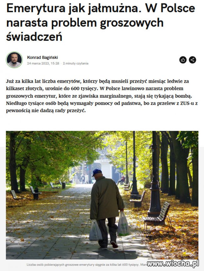 Przypomnę, że PiS wygrał wybory, obniżając wiek emerytalny!