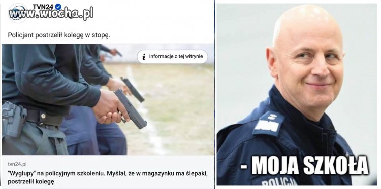 Przykład idzie z góry