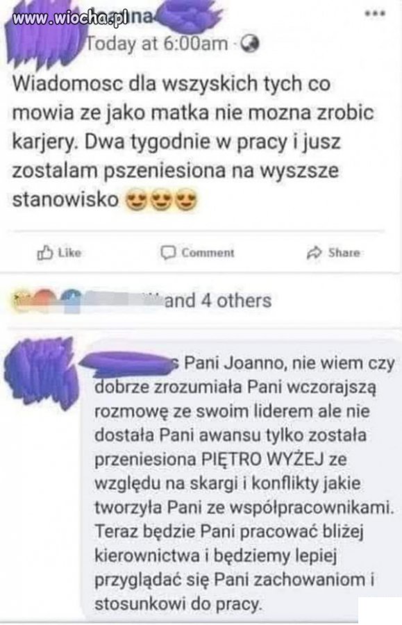 Jusz awans do mnjie sie zblirza 