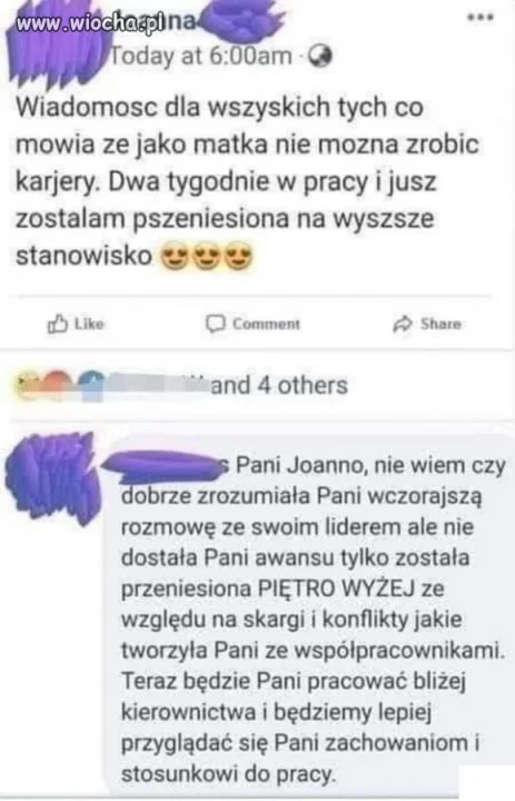 Jusz awans do mnjie sie zblirza 