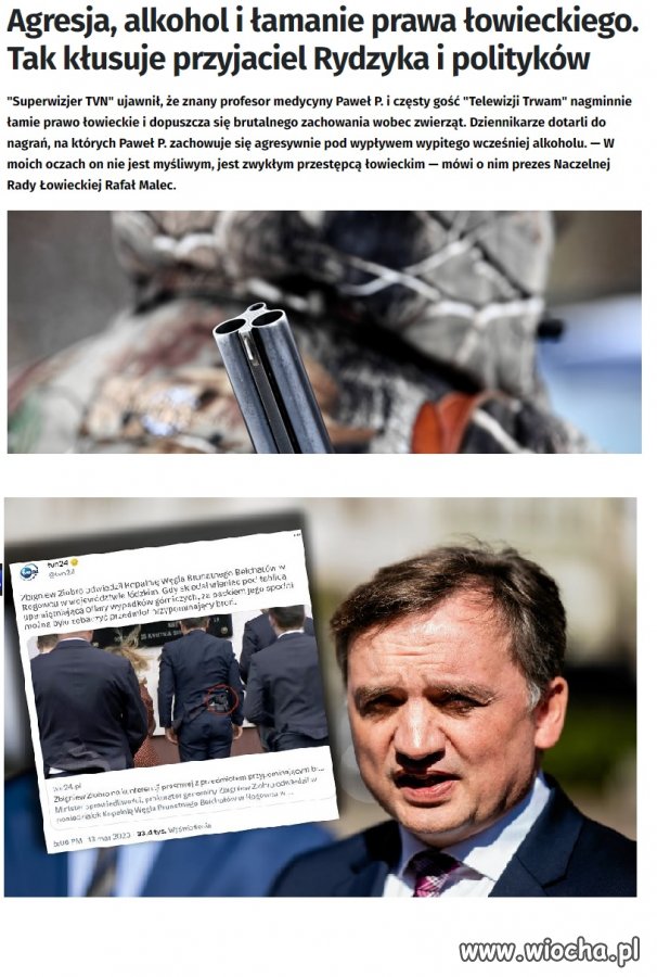Wyjaśniono temat broni Ziobry