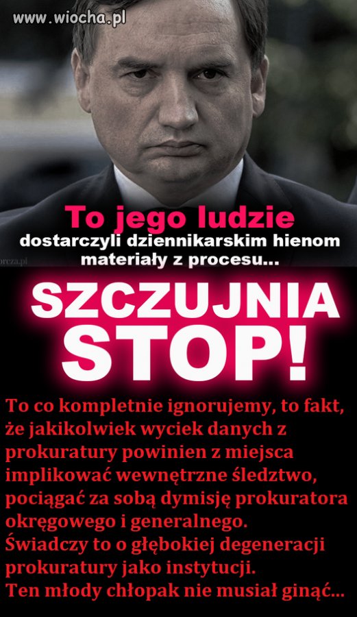 Ziobro ty kur*o j*bana