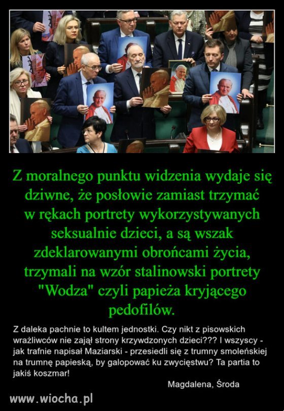 Kanalie chowaja sie za watpliwymi swietosciami...