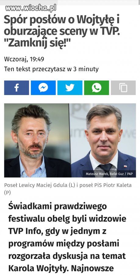 Pisowski prostak bez magistra znów błysnął