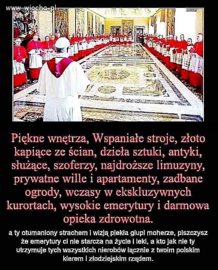 ...a zniewolony naród, danej będzie płacił, klęczał,...