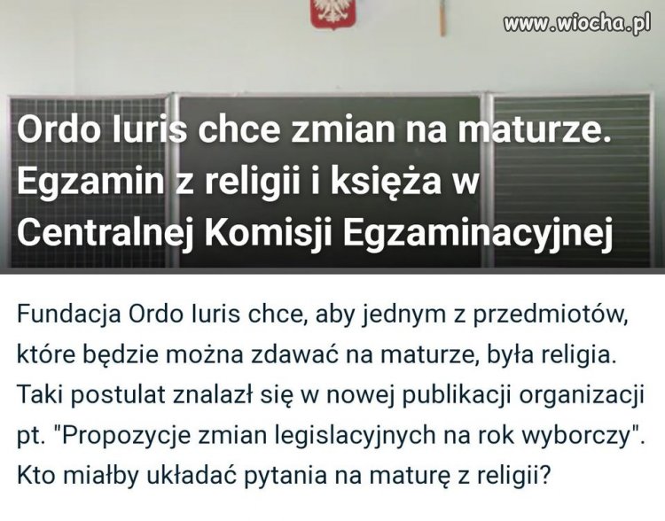 Może lepiej, gdyby w komisji zasiadał Duch Święty... 