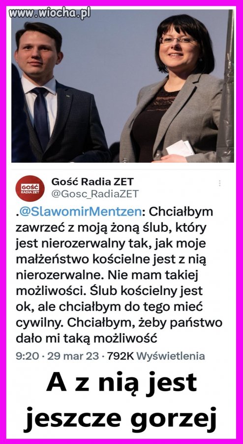 Młodzi, czy popieracie fundamentalizmy religijny Mentzena i Godek... 