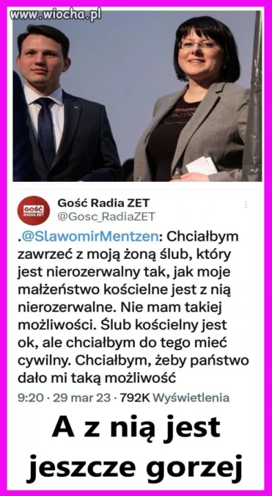 Młodzi, czy popieracie fundamentalizmy religijny Mentzena i Godek... 