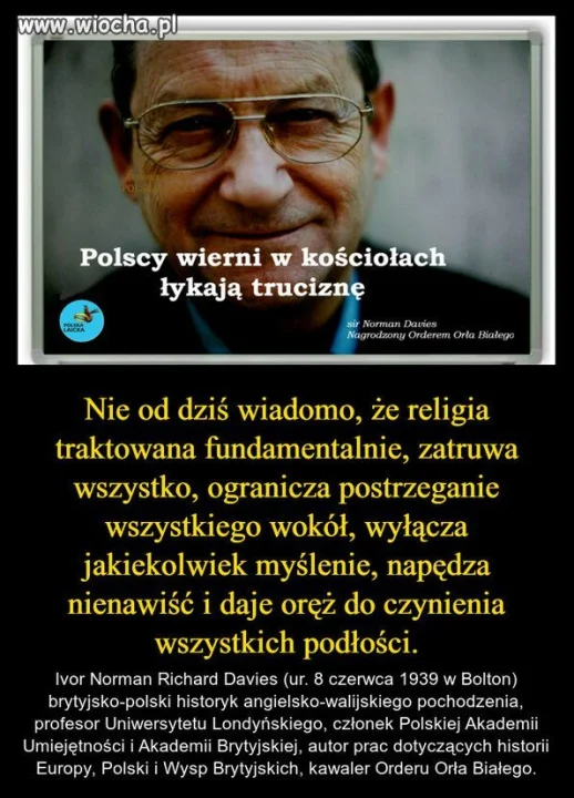 W imię wiary i świętości, można czynić wszelkie podłości!