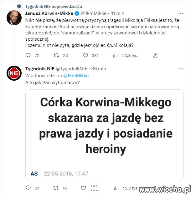 Sprawa się rypła.