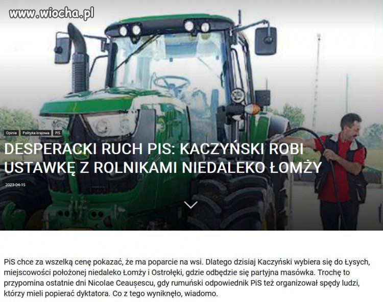 Ustawka Kaczyńskiego pokazuje jak wielka jest desperacja PiS.