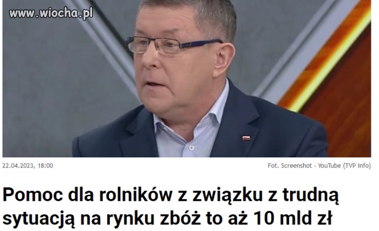 Czyli tak po 270 zł od każdego obywatela wyciągną