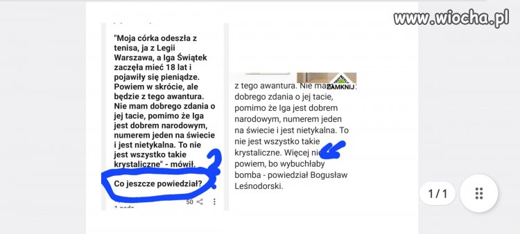 "Uwielbiam" artykuły na W... On..