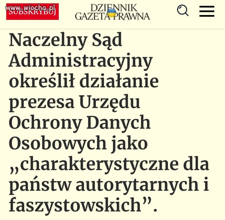 Wyrok dotyczy list poparcia kandydatów do neo KRS,