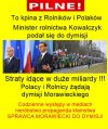 Minister odchodzi dostanie dziesiatki tysiecy odprawy...